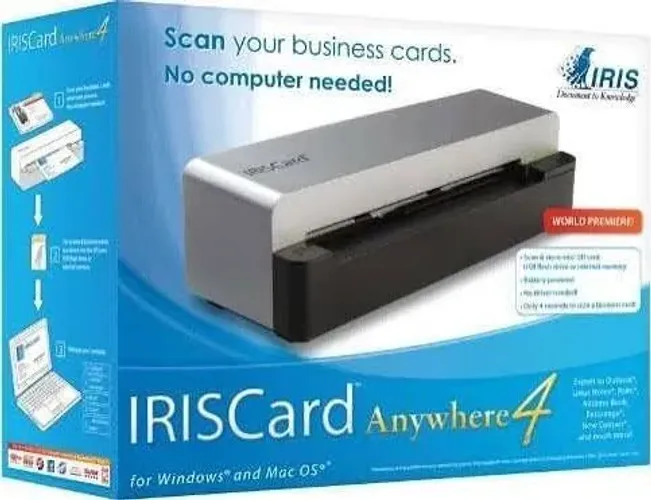 scan iriscard anywhere 4 - praticamente novo!
