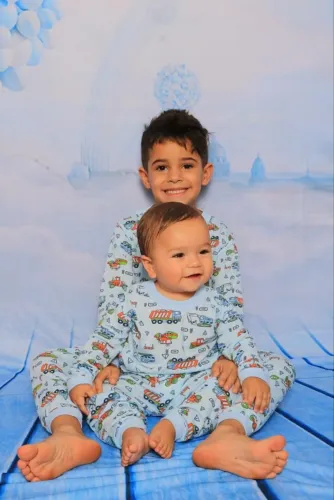 KIT 2 PIJAMA ALGODÃO 1 ANO