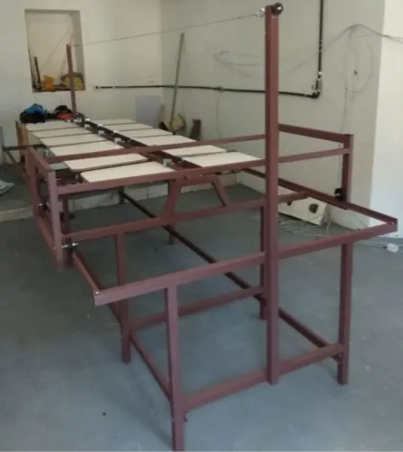 SERIGRAFIA EQUIPAMENTO PARA IMPRESSÃO DE CAMISETAS 12 BERÇOS COM CARRINHO DE FLASH CURE 