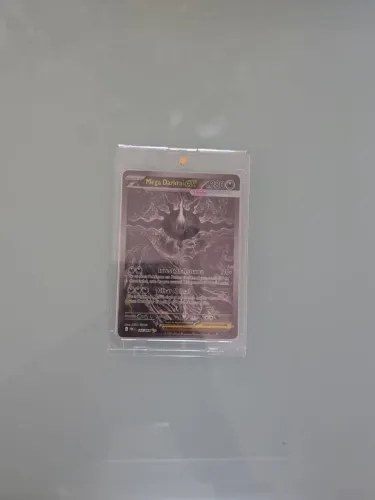*Carta Pokémon Mega Darkrai ex 280 - 116/084 PBL PT - Ultra Rara Secreta + Case Magnético*