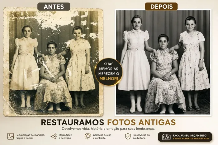 Restauração de fotos