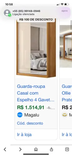 Guarda roupa imperdível
