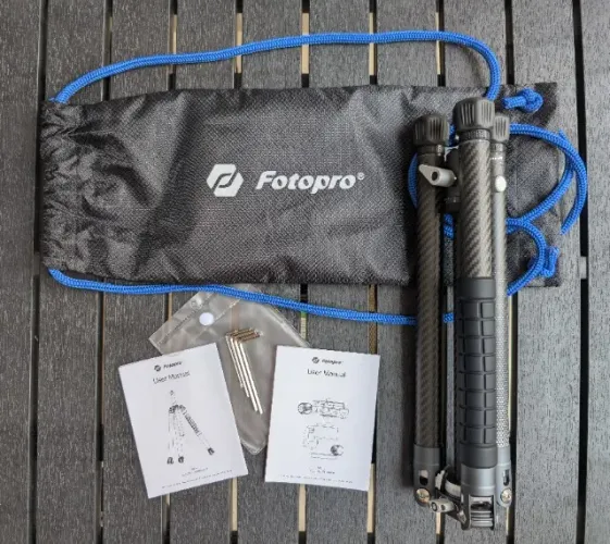 Tripé de Viagem Fotopro X-Aircross 3 Fibra de Carbono (com Cabeça FPH-42QR)
