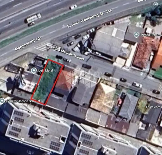 Terreno à venda em Praia Comprida, São José