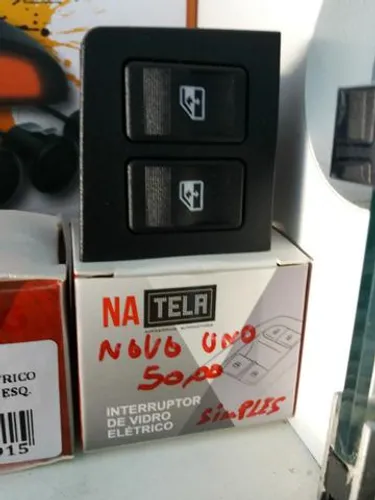 Botão para vidro elétrico novo uno 