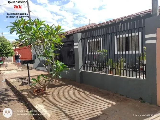 Casa com 142,53 m2 no residencial Cinquentenário em Ibiporã.