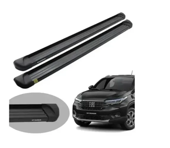 Estribo Fiat Strada 2020 - Alumínio Preto - T1620P