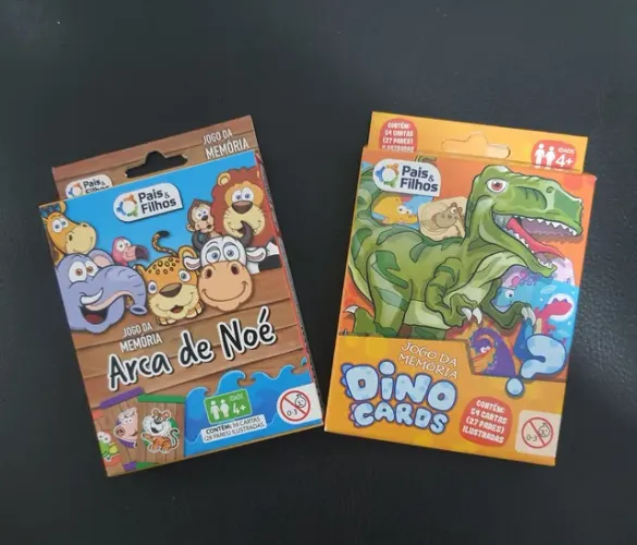 Jogo da Memória  Arca de Noé e Dinossauros  R$30