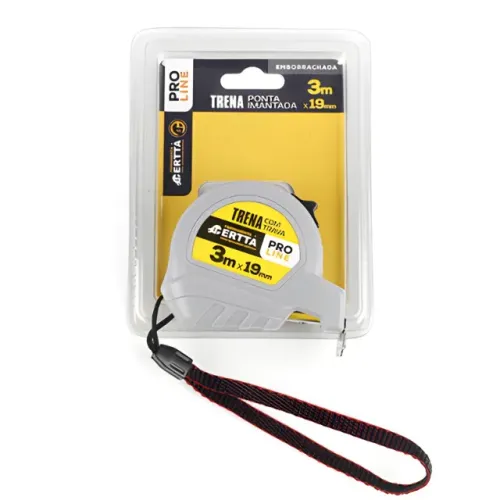 Trena 3mX19mm Fita 10mm Ponta Imantada Ferramenta Certta Proline