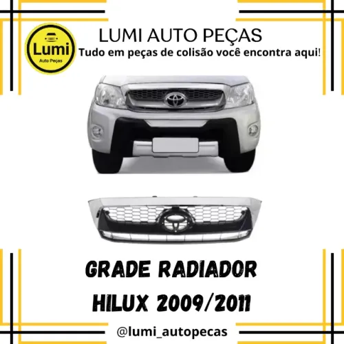 Grade Radiador Hilux 2009/2011 - NOVA