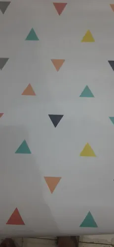 Papel de parede pvc tipo branco