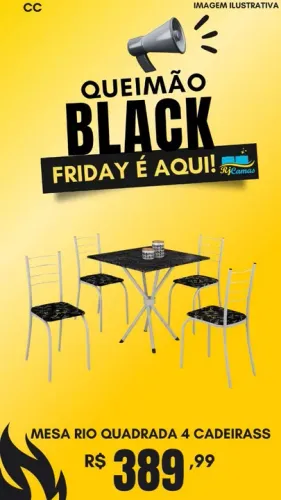 Conjunto de Mesas com 4 cadeiras(Pague na entrega)