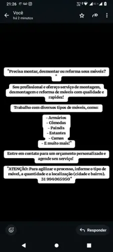 Marceneiro e reforma, armário planejado
