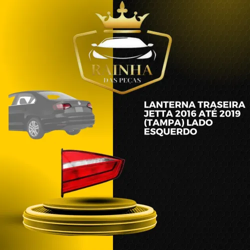 Lanterna Traseira Jetta 2016 até 2019 (Tampa) Lado Esquerdo 