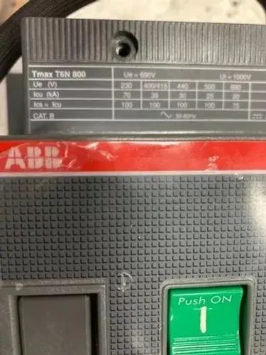 Disjuntor Motorizado Sace Abb 800 A T6n Tmax