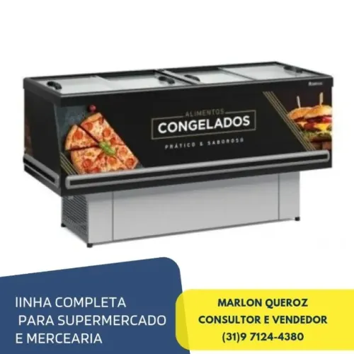 Ilha de Congelados 2 Metros Gelopar Nova