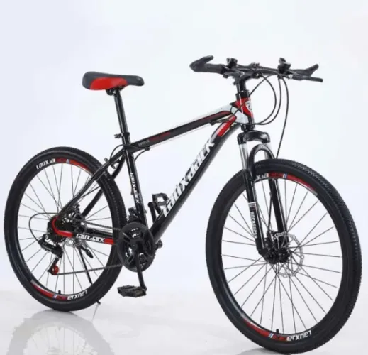 bicicleta bike mountain jk6601 aux jack aro 26- vermelho