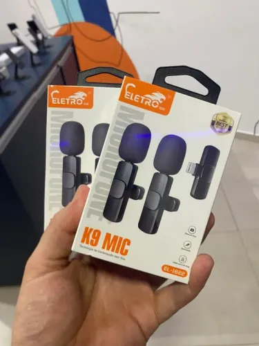 Eletro Microfone lapela k9 Mic | NOVO LACRADO | LOJA FÍSICA