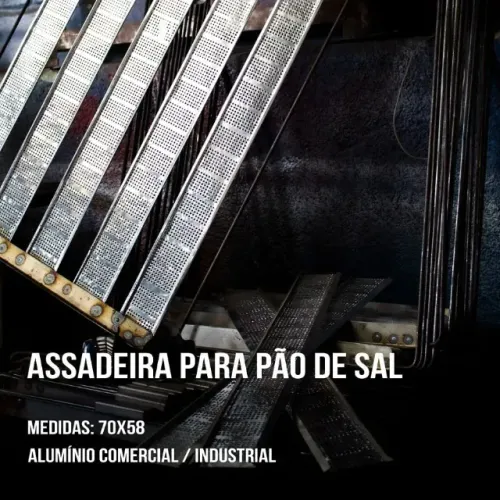 Assadeira industrial p/ pão francês / pão de sal - Oficina da Padaria