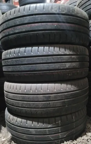 Pneu 185 55 15 Continental Contact seminovos em até 10x de R$27,00 no cartão de crédito