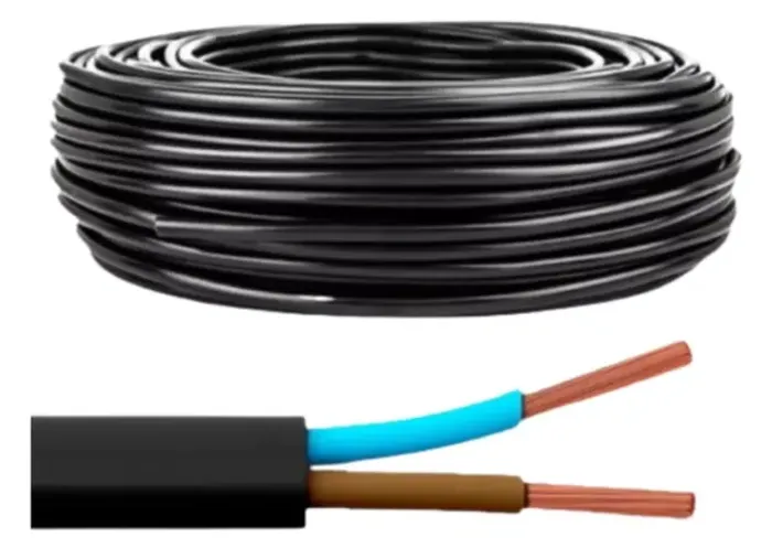 100m Cabo Pp 2 X 2,5mm HEPR 0,6/1kv 90°c 2 Vias Energy 100 Metros