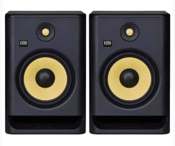 Par de Monitores Krk Rokit 8 Rp8 G4 Geração 4 Bivolt