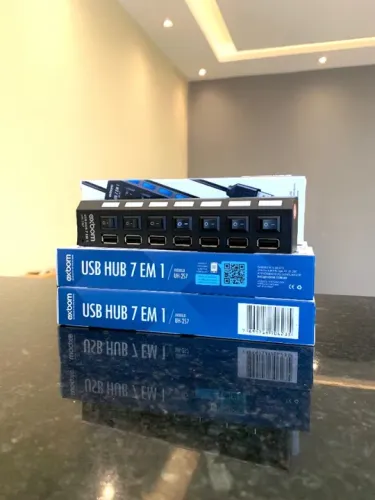 Adaptador USB HUB 2.0 7 EM 1.