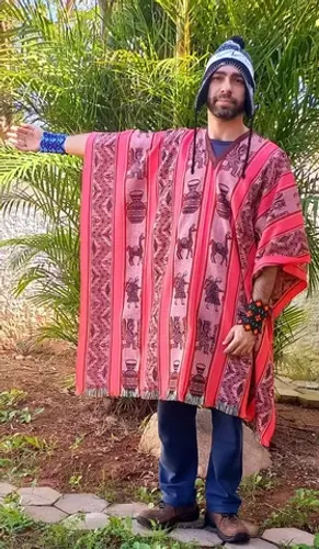 Mantas Pala Peruana para Ponchos e Afins 2,10m X 1,20m 