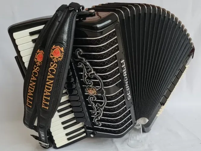 Acordeon 120 Baixos Scandalli Super VI