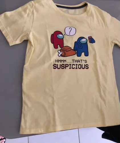Camisa Infantil Among Us TAM 06 anos