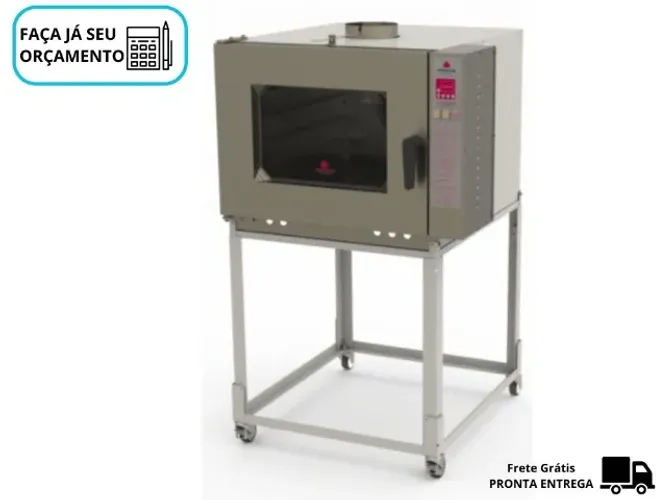 Forno de Pães 5 Esteiras Elétrico Turbo Progas