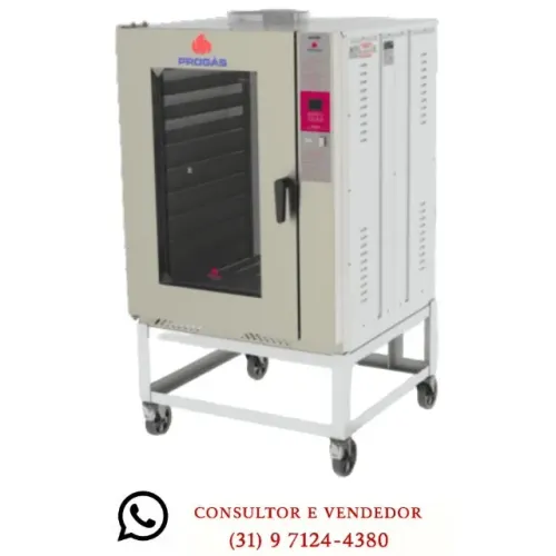 Forno Turbo 10 Esteiras Progas Bivolt