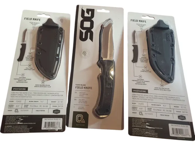 Faca de Campo SOG Field Knife - Ideal para Acampamento