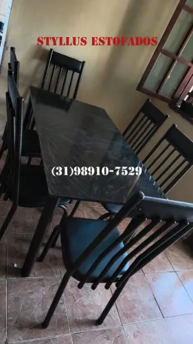 Mesa de 6 cadeiras nova