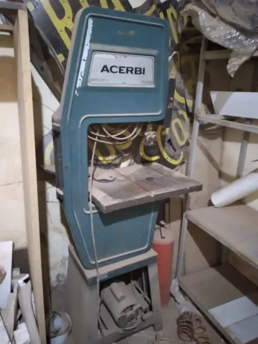 Serra de Fita industrial Acerbi 220v monofásico Cutelaria Marcenaria