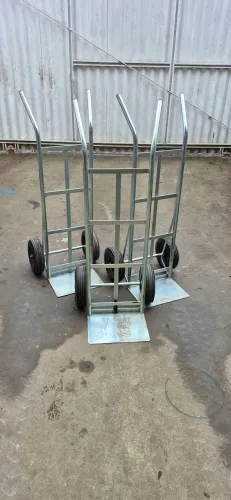 Carrinho de carga para armazém galvanizado 