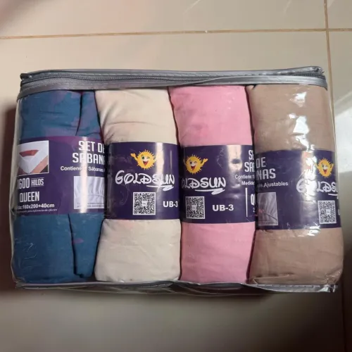 Kit 4 Lençóis C/ Elástico Novo Queen
