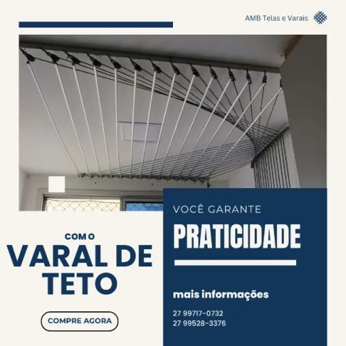 Varal de teto