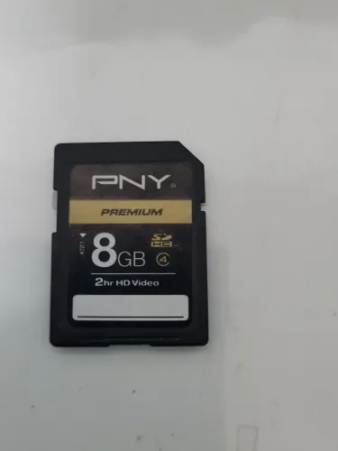 Cartão sd para cameras digitais 8gb pny
