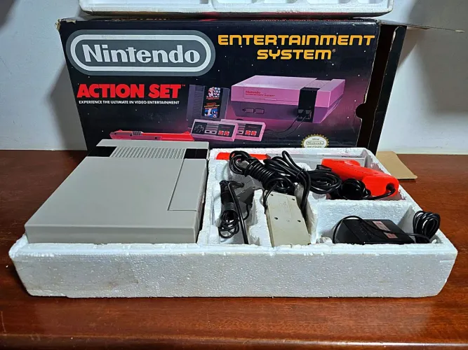 Nintendo NES Action Set - Completo e Original!