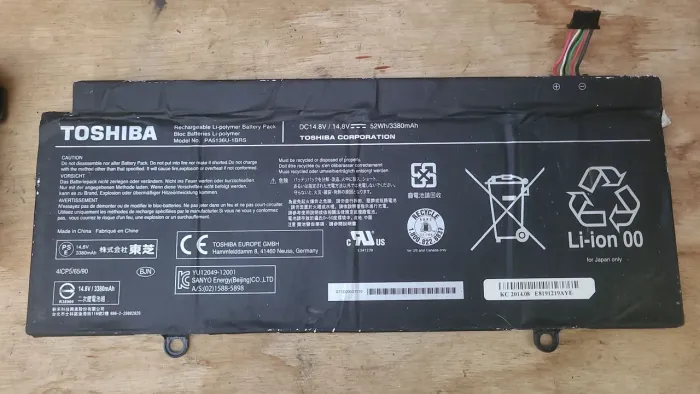 Bateria Original Toshiba PA5136U-1BRS - 52Wh - 3380mAh