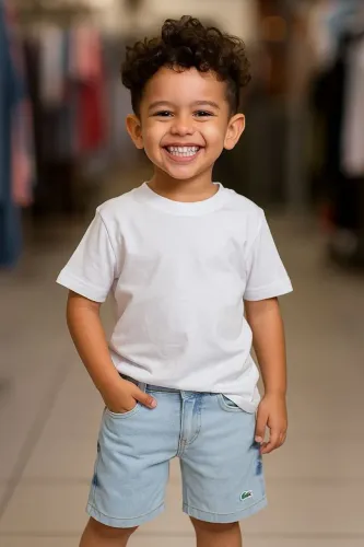Short Jeans infantil 
