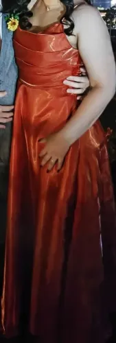 Vestido terracota 