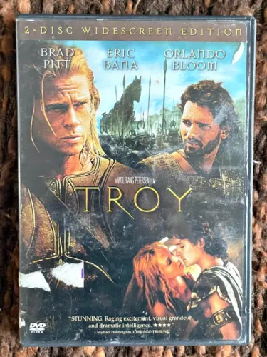 TROY DVD DUPLO BRAD PITT FILME + DOCUMENTÁRIO IMPORTADO ACEITO OLX PAY