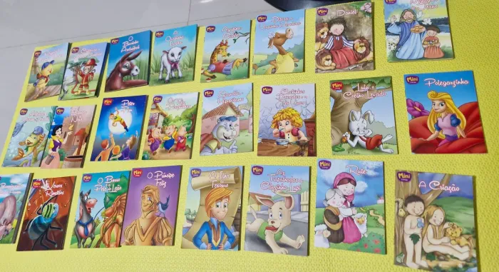 Livros infantis - Mini Livros 12 unidades 