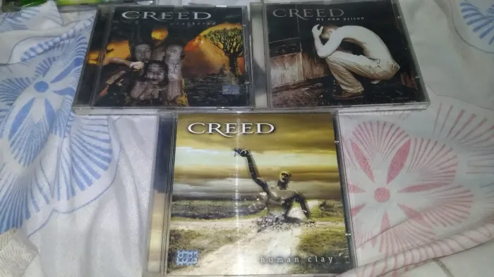 Creed cds: my own prison, human clay e weathered