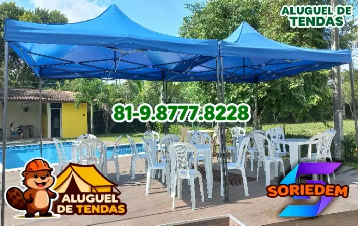 alugo tenda sanfonada
