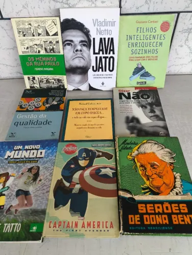LIVROS DE VÁRIOS TEMAS VEJA AS FOTOS lote