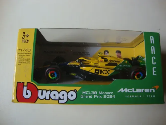 Miniatura - McLaren - F1 MCL38 Team McLaren N4 4th Monaco GP (Ayrton Senna 30th Annivers)