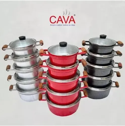 Jogo de panelas cava 